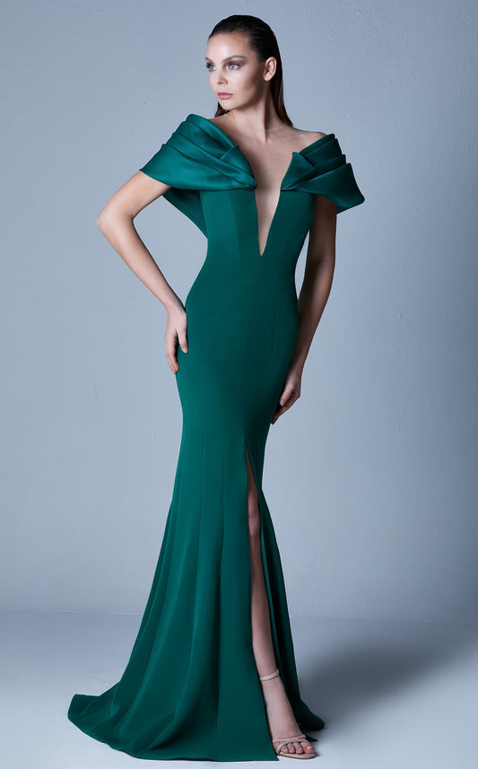 Illusion Neck Gown