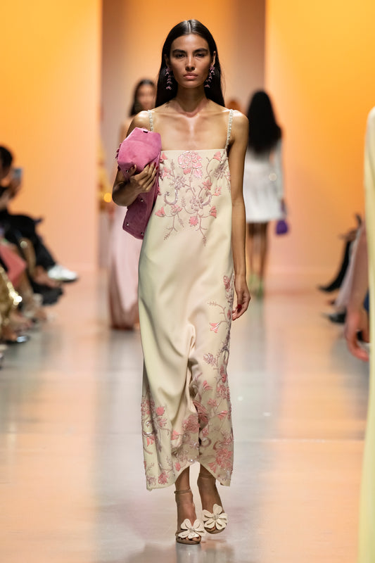 Crystallized  Embroidered Dress