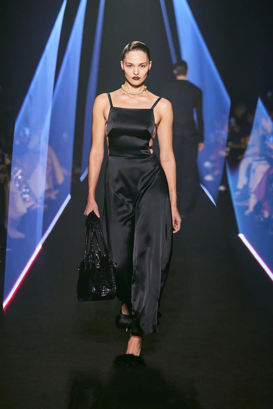 Silky Satin Midi Dress