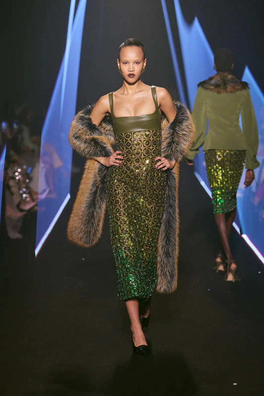 Glow Sequin Midi Dress