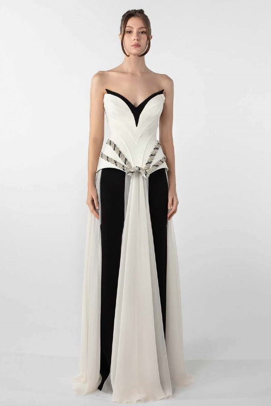 Strapless-Corset Gown
