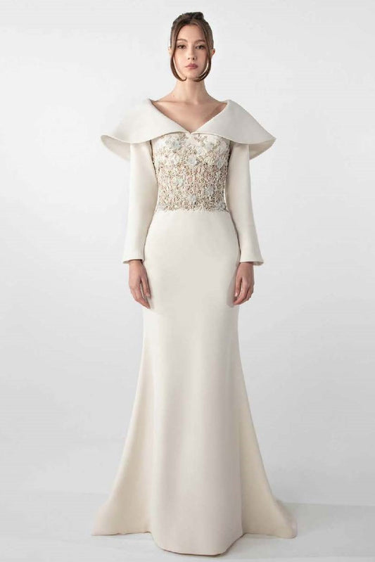 Mermaid Crepe Gown
