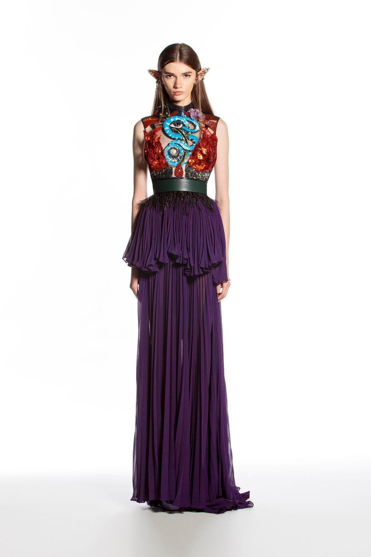 Maxi Snake Dress