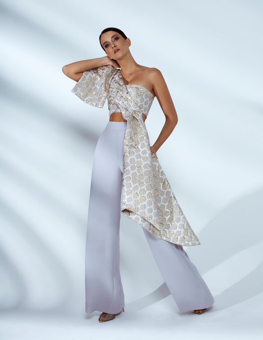 Isabelle Draped Top with Pants