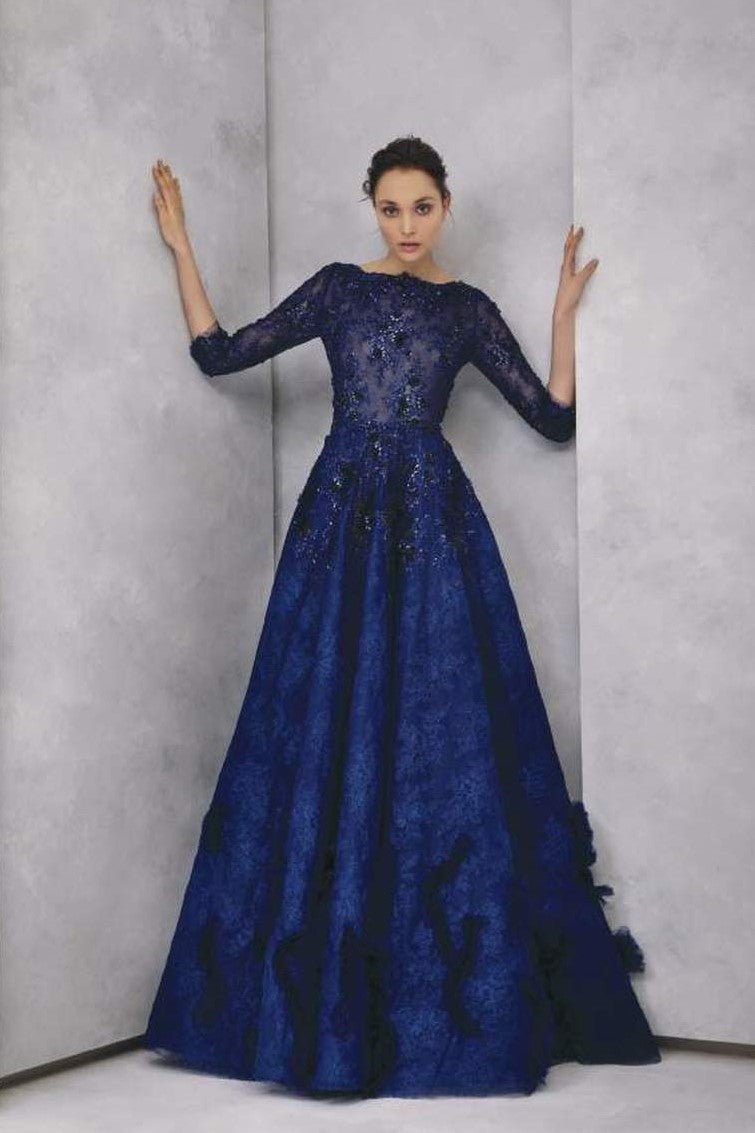 ? Sleeve- Lace Gown