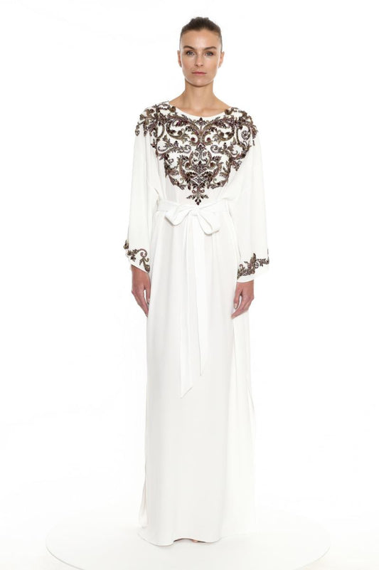 Satin Back Crepe  Caftan