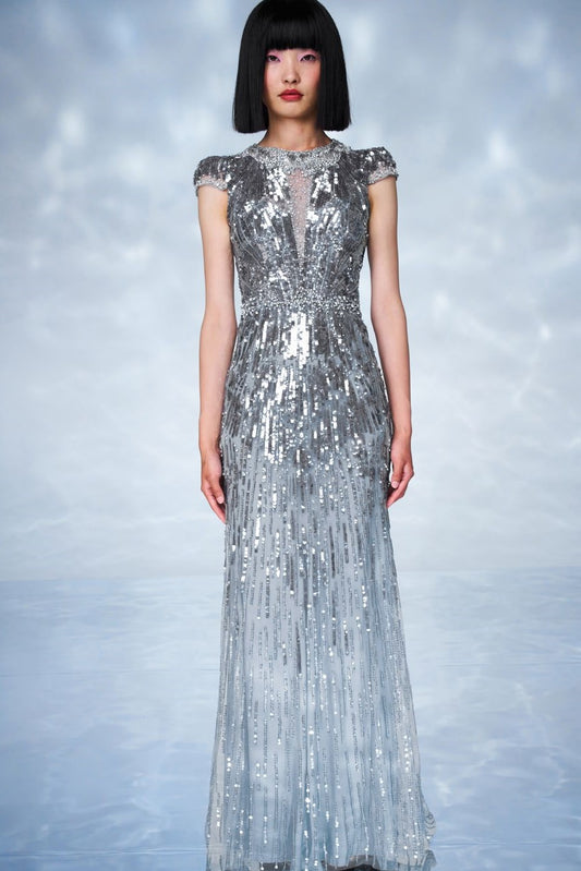 Marina Cap Sleeve Gown