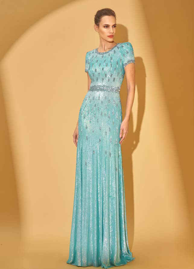 Greta Beaded Gown