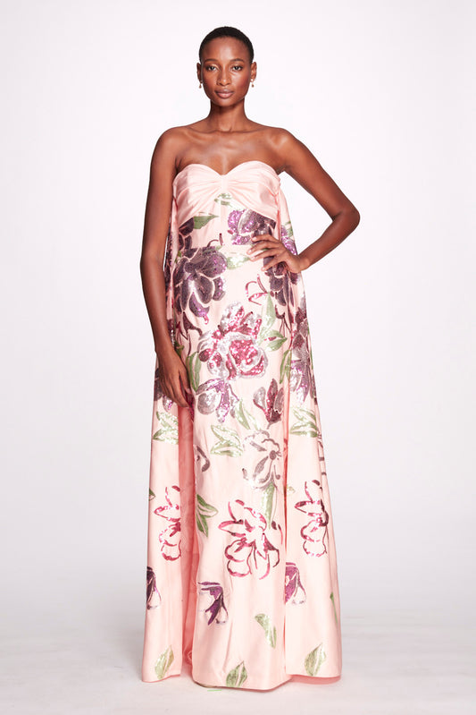 Sparkling Duchess /Degrade Column Gown