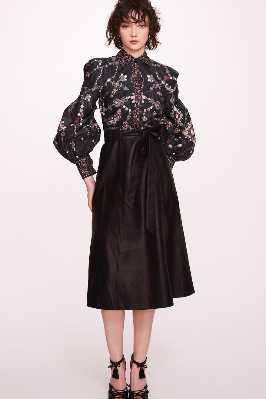 Long Billowy Sleeve Midi Dress