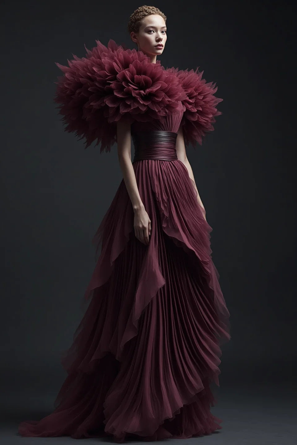 Oversized Short Sleeve Gown