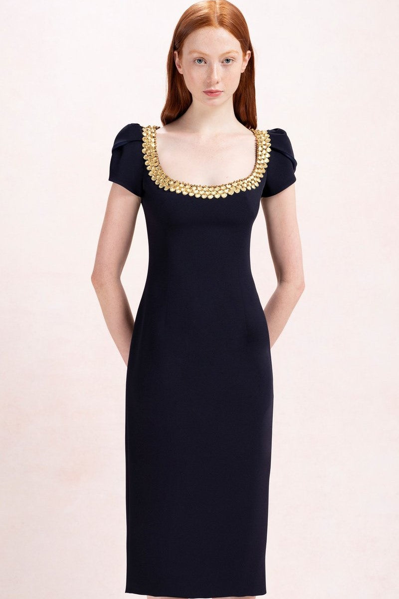 Gem Beaded Midi Dress