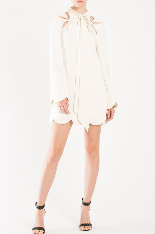 Cut Out Scalloped Borders Cady Tunic