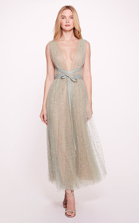 Sleeveless V-Neck Dress