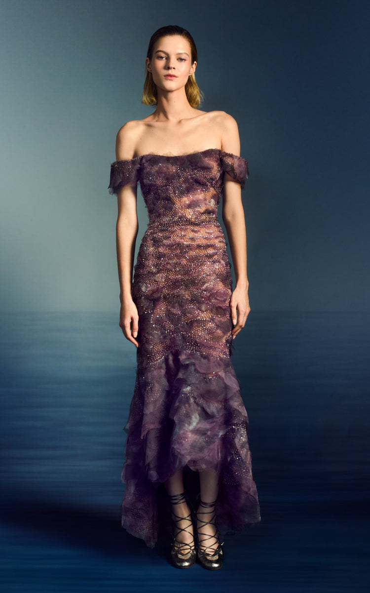 Textured Off Shoulder Dress