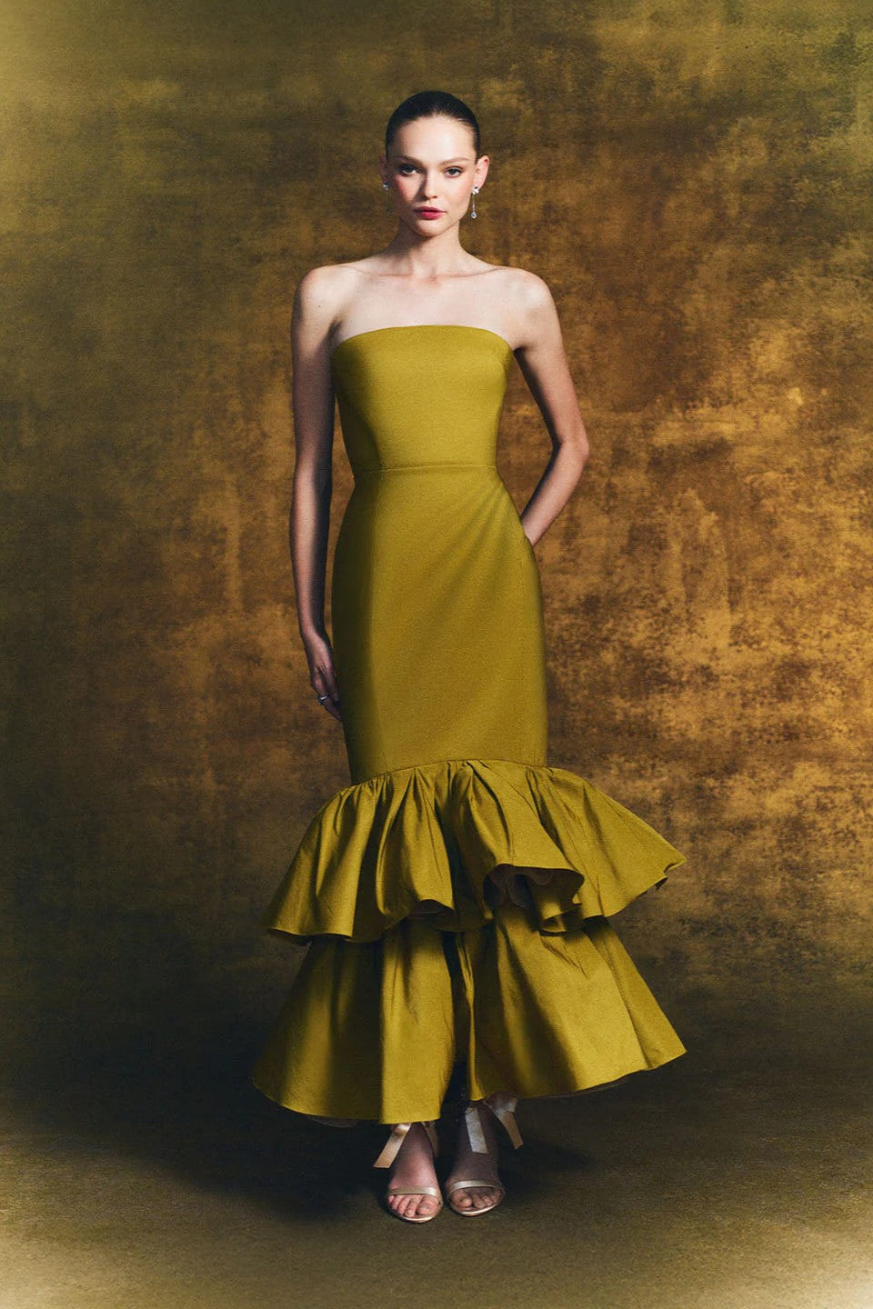 Strapless Body-Con Gown