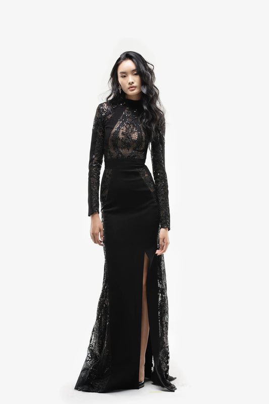 Embroidered Lace Dress