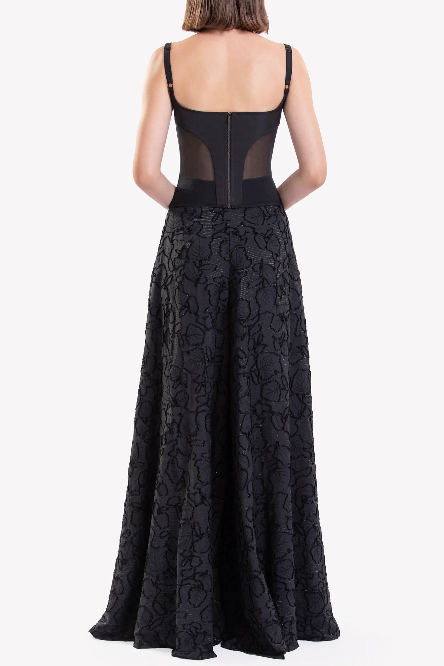 Corset with Wide Pants