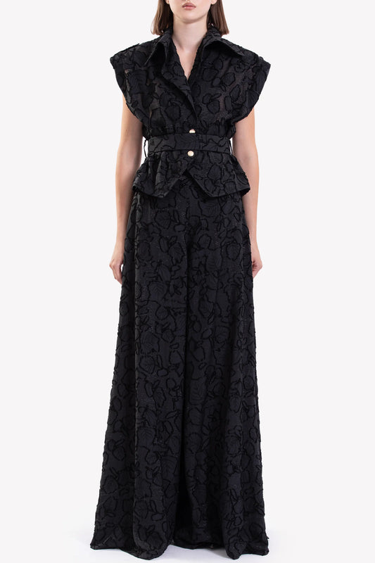 Textured Top and Pants