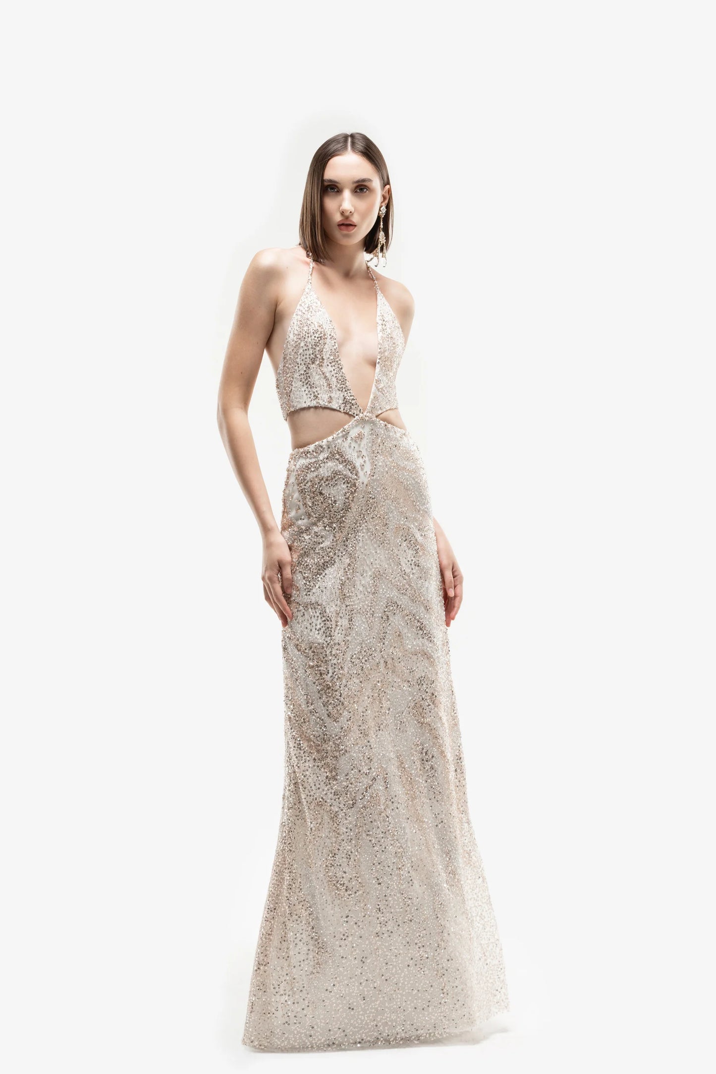 Fully Embroidered Dress