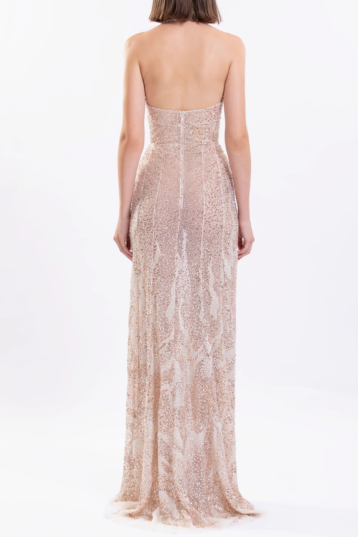 Embroidered Tulle Dress