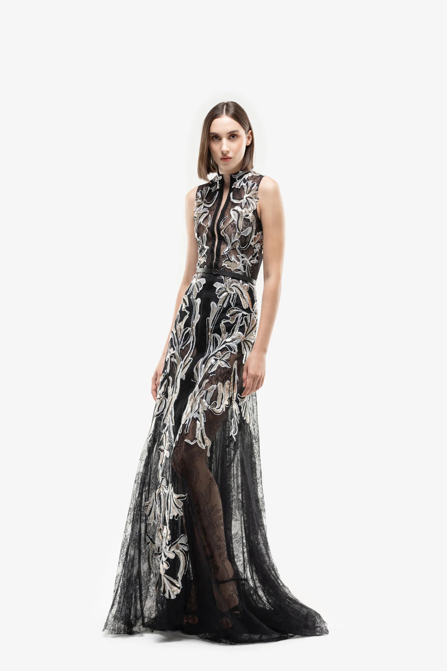 Embroidered Lace Dress