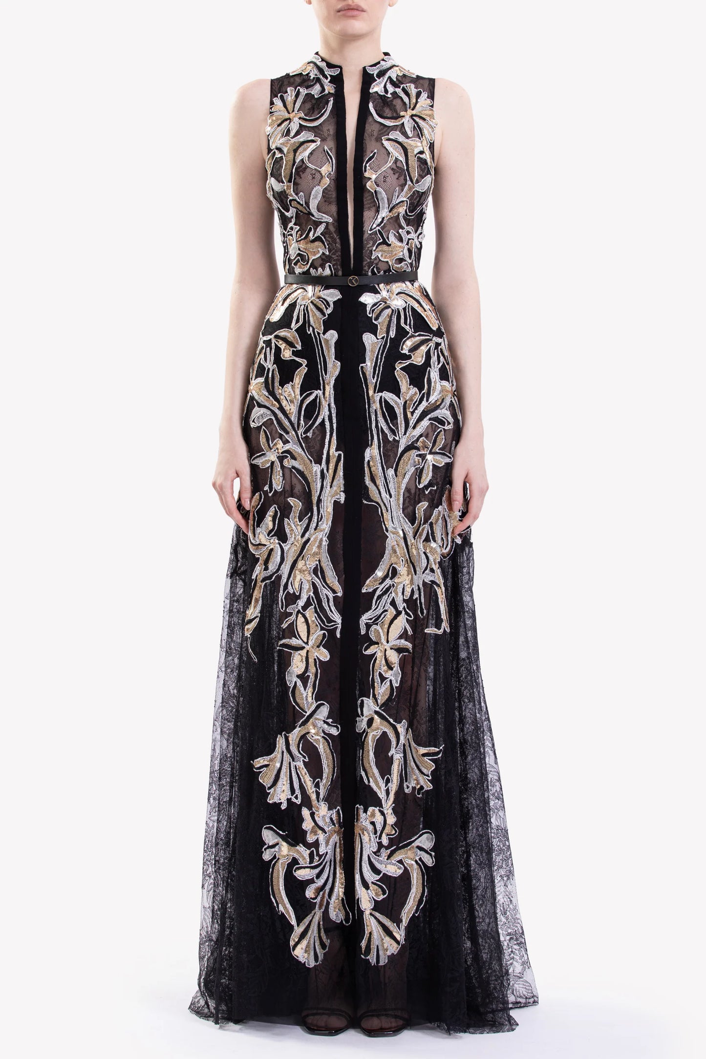 Embroidered Lace Dress