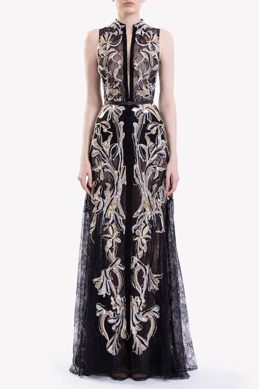 Embroidered Lace Dress