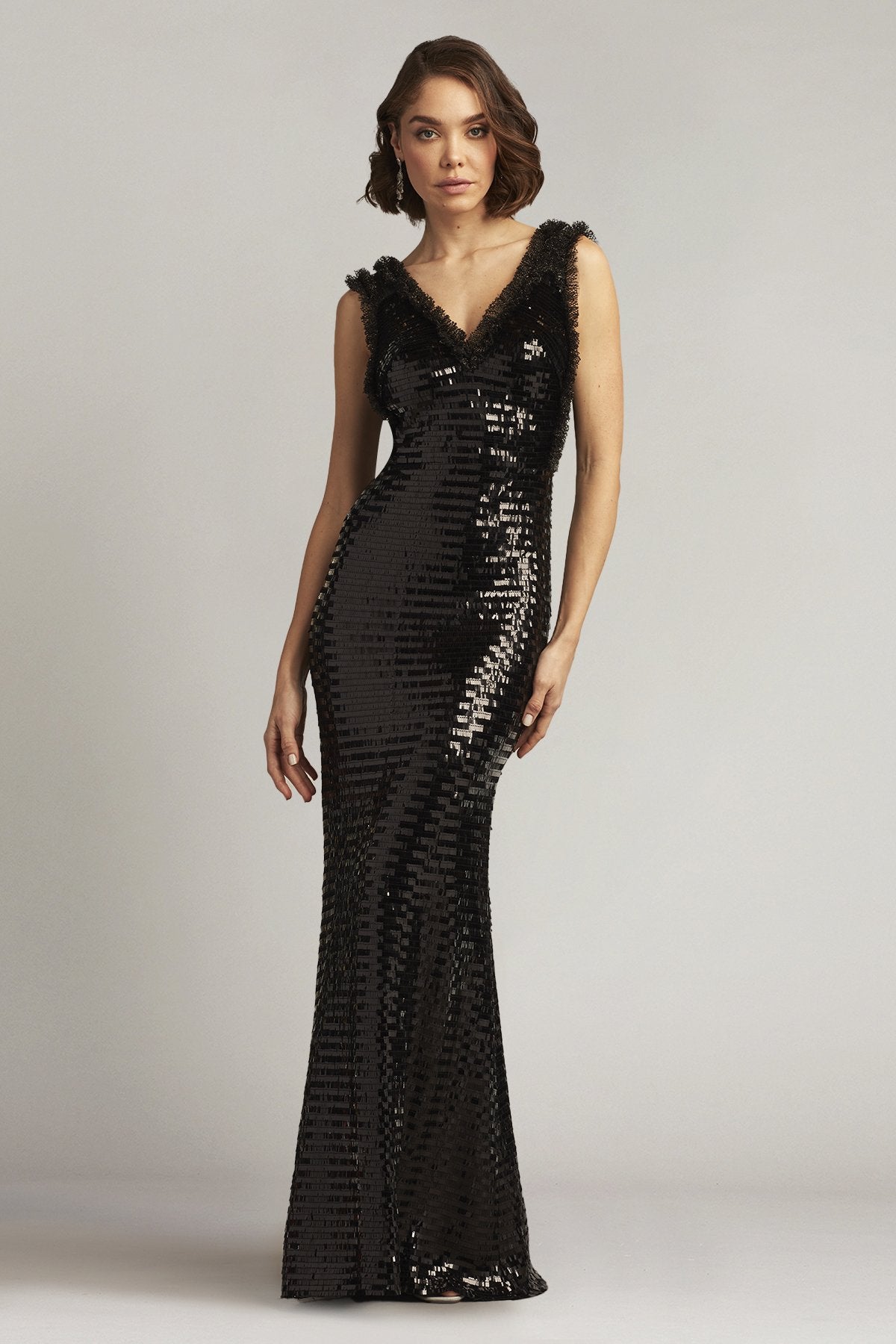 Nemy Sequin Tulle Gown