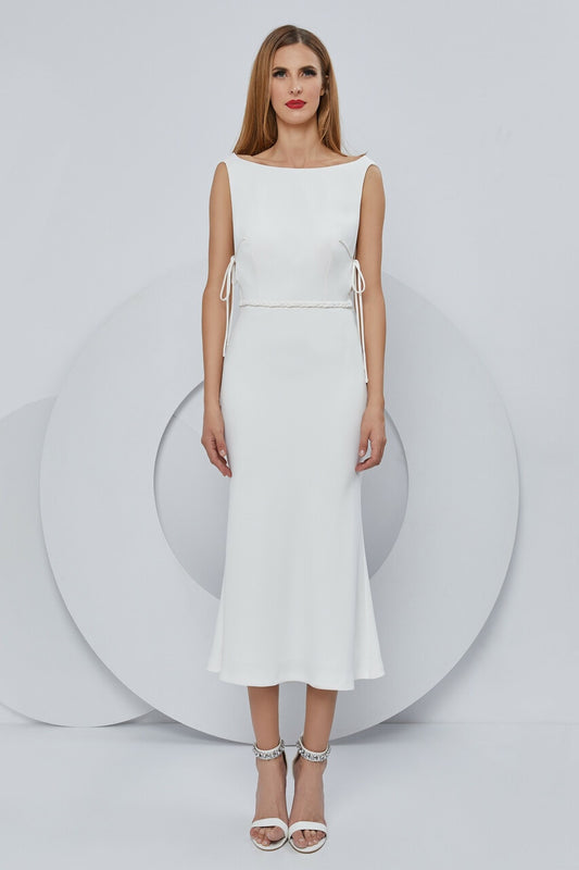 Stretch Crepe Dress