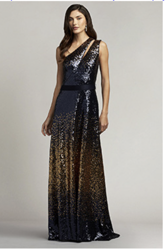 SPRY SEQUIN OMBR? GOWN