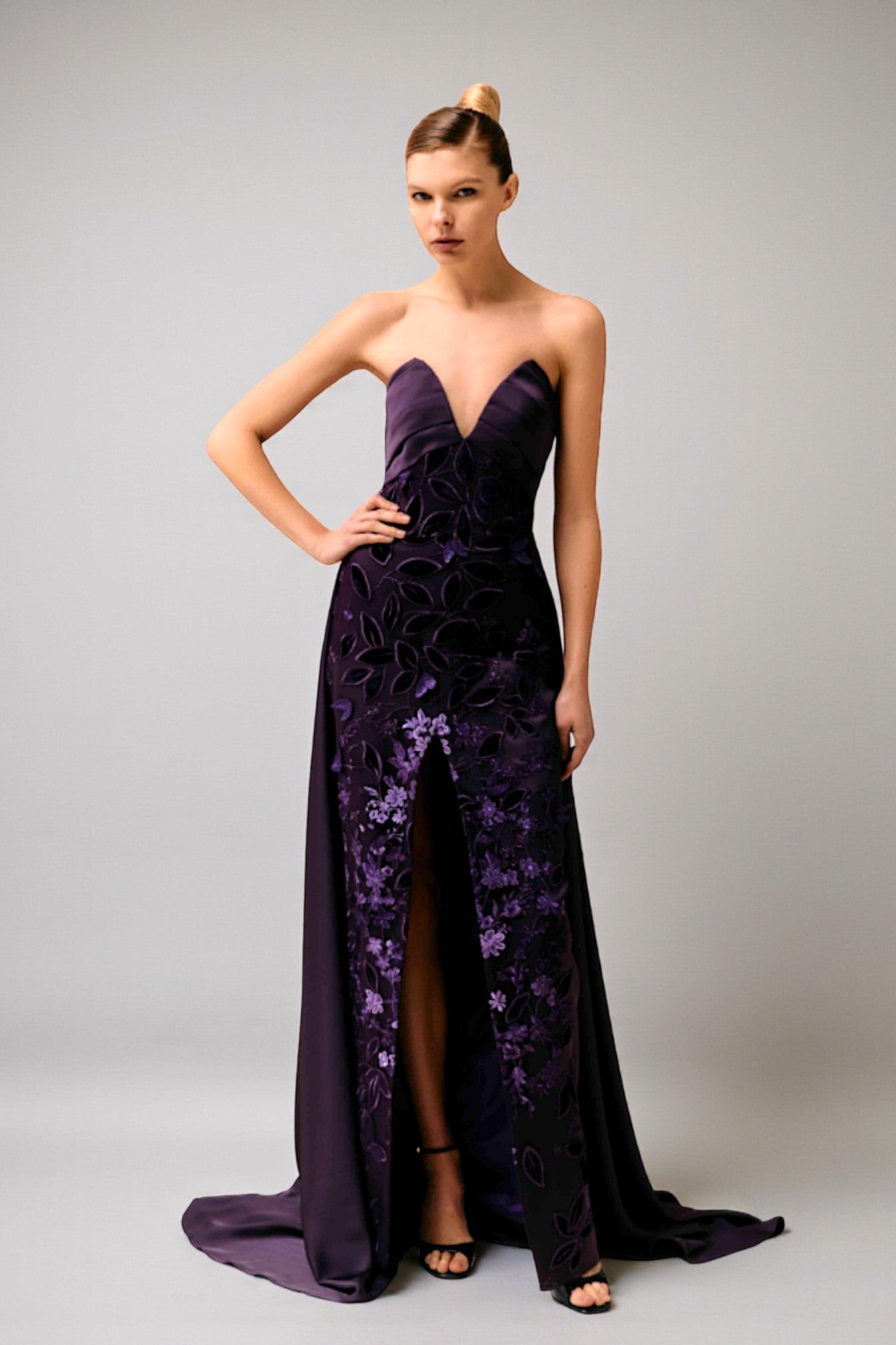 Strapless Sweetheart Gown