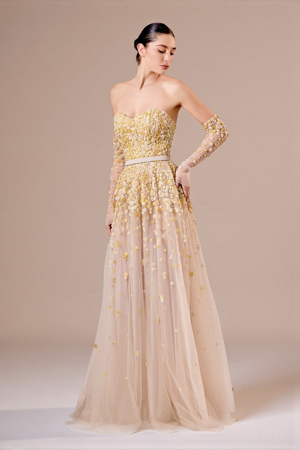 Sweetheart Strapless Gown