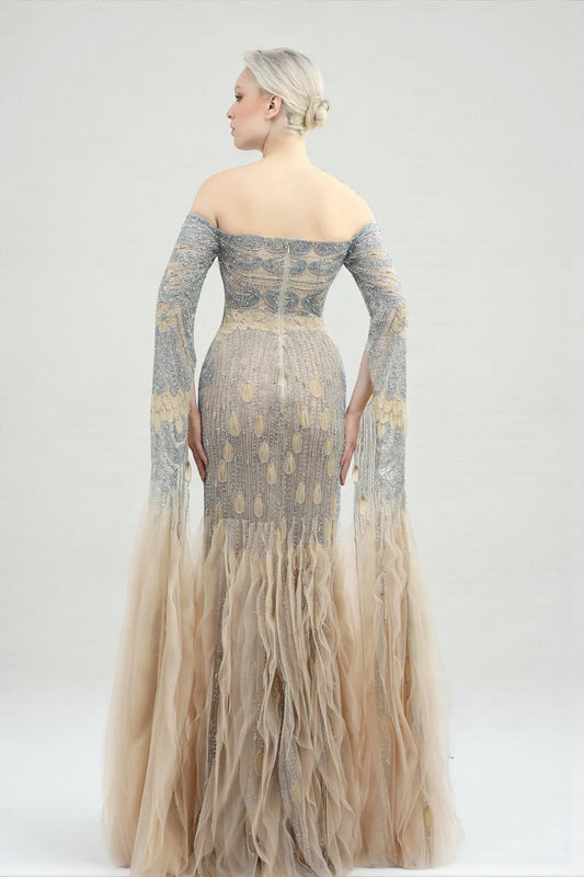 Hand Embroidered Gown