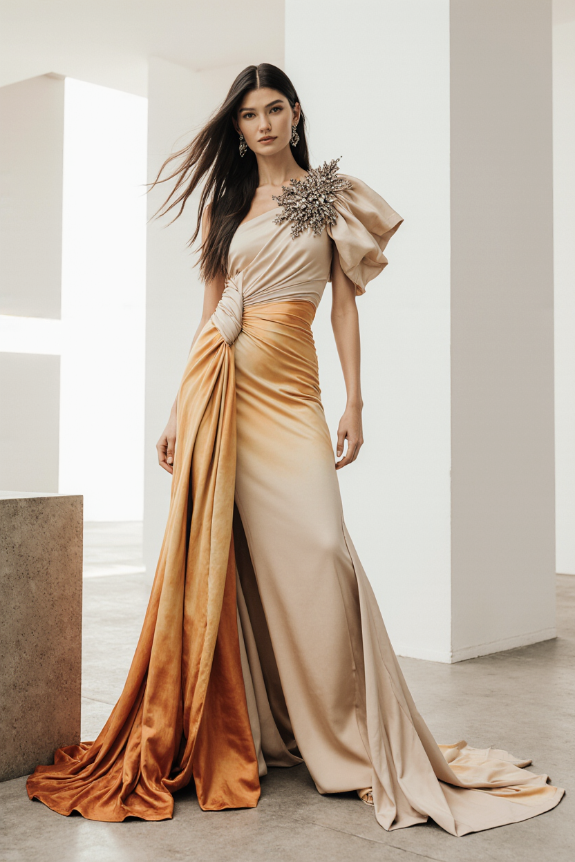 Mercury Ombre Gown